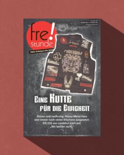 Passend zu Halloween 👻 stellen wir euch diese Woche in der Freistunde düstere Jugendbewegungen vor: Dafür sprechen wir auch mit Elfi aus Landshut, die ein riesiger Heavy-Metal-Fan ist. Es geht um schädliche Klischees, geile Bands und vieles mehr. Viel Spaß beim Lesen! 😊

#halloween #metal #musik #laut #klischees #heavymetal #rock #emo #goth #zeitung #freistunde