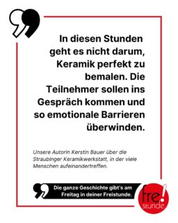 Keramik bemalen ist im Trend: Immer mehr Läden und Werkstätten öffnen, bei denen man sein eigenes Geschirr gestalten kann. 🌈 Diese Woche schauen wir in der neuen Freistunde in der Straubinger Keramikwerkstatt vorbei, um herauszufinden, woher der Hype kommt. 😊
#keramik #keramikbemalen #straubing #hobby #diy #malen #bayern #zeitung #freistunde
