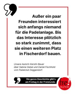 Padel boomt: Doch noch vor einigen Jahren sah das bei uns in der Region ganz anders aus. Inzwischen gibt es immer mehr Orte und Vereine für Padel. Warum die Sportart jetzt plötzlich so beliebt ist, das erfährst du am Freitag in der neuen Freistunde. 😊
#sport #padel #training #bayern #niederbayern #fitness #zeitung #freistunde