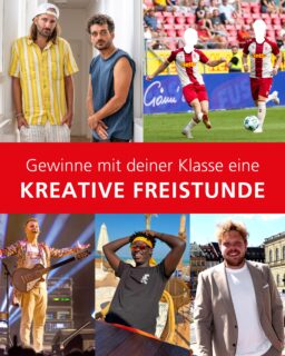 Zu unserem 15-jährigen Jubiläum wollen wir etwas zurückgeben. 🎁 Und was eignet sich dazu besser als eine Freistunde?! Fünf Promis nehmen sich im Laufe des Schuljahres für deine Klasse Zeit: Mundart-Rapper Dicht & Ergreifend, Fußball-Profis von Jahn Regensburg, Schauspieler Johannes Berzl, Koch-Influencer Noah Hansen und Comedian Beppo Calzone. Du kannst ihnen bei dieser besonderen Freistunde Fragen stellen, neue Dinge lernen oder auch einfach nur mit ihnen quatschen. 🙂 Wie du dich für das Gewinnspiel bewerben kannst, liest du online bei idowa.de/freistunde 

Fotos (von links oben im Uhrzeigersinn): Armin Weigel/dpa, Sascha Janne/Imago (Montage: Freistunde), Lindenthaler/Imago, Noah Hansen, Beppo Calzone

#gewinnspiel #schule #straubing #promi #musik #rap #fußball #regensburg #schauspieler #kochen #comedy #jubiläum #15years #zeitung #freistunde