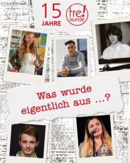 15 Namen, 15 Leidenschaften, 15 Jahre voller unterschiedlicher jungen Menschen. Mit der morgigen Ausgabe feiert die Freistunde 15. Geburtstag. 🎂 🥳Dazu blicken wir zurück in die Vergangenheit: Wir stellen einige Titelhelden vor, die schon einmal Teil einer Freistunde-Ausgabe waren – und erzählen, wie sich ihr Leben seitdem verändert hat. 🎈 Unsere Recherche hat uns von Olympiastadien 🏟️ bis nach New York 🗽 und sogar Harvard geführt. 🏫 Alle Geschichten liest du morgen in der Jubiläums-Freistunde! 😄

#15jahre #jubiläum #thenvsnow #2011 #2026 #update #musik #fußball #comedy #wissenschaft #zaubern #kunst #zeitung #freistunde
