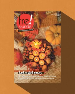 Die ersten Bäume färben sich bunt und die Tage werden kürzer. Der Herbst ist da! 🍂 An manchen Tagen ist es draußen regnerisch und kühl. In dieser Ausgabe zeigen wir dir, wie du es dir drinnen so richtig gemütlich machen kannst.🍵 Außerdem zeigen wir dir die angesagtesten Modetrends und leckere Rezepte zum Wohlfühlen. Mehr dazu in der neuen Freistunde!😊
#herbst #cozy #gemütlich #rezepte #mode #serie #diy #bunt #regen #kürbis #zeitung #freistunde